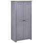 Armadio Grigio 80x50x171,5 cm Legno Massello Pino Panama Range Armadio Grigio 80x50x171,5 cm Legno Massello Pino Panama Range