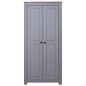 Armadio Grigio 80x50x171,5 cm Legno Massello Pino Panama Range Armadio Grigio 80x50x171,5 cm Legno Massello Pino Panama Range