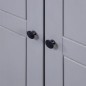 Armadio Grigio 80x50x171,5 cm Legno Massello Pino Panama Range Armadio Grigio 80x50x171,5 cm Legno Massello Pino Panama Range