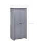Armadio Grigio 80x50x171,5 cm Legno Massello Pino Panama Range Armadio Grigio 80x50x171,5 cm Legno Massello Pino Panama Range