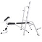 vidaXL Panca Multifunzione con Rack Bilanciere e Set Manubri 60,5 kg vidaXL Panca Multifunzione con Rack Bilanciere e Set Manubri 60,5 kg