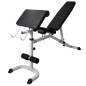 vidaXL Panca Multifunzione con Rack Bilanciere e Set Manubri 60,5 kg vidaXL Panca Multifunzione con Rack Bilanciere e Set Manubri 60,5 kg