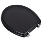 vidaXL Tavolette WC con Coperchi 2 pz in MDF Nere vidaXL Tavolette WC con Coperchi 2 pz in MDF Nere