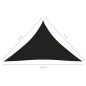 Parasole a Vela Oxford Triangolare 4x4x5,8 m Nero