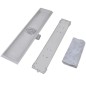 vidaXL Scarico Doccia Lineare 2 pz 630x140 mm Acciaio Inossidabile vidaXL Scarico Doccia Lineare 2 pz 630x140 mm Acciaio Inossidabile