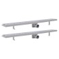 vidaXL Scarico Doccia Lineare 2 pz 930x140 mm Acciaio Inossidabile vidaXL Scarico Doccia Lineare 2 pz 930x140 mm Acciaio Inossidabile