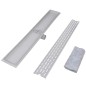vidaXL Scarico Doccia Lineare 2 pz 930x140 mm Acciaio Inossidabile vidaXL Scarico Doccia Lineare 2 pz 930x140 mm Acciaio Inossidabile