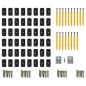 Pavimento per esterni in WPC con accessori 16 m² 2,2 m marrone Pavimento per esterni in WPC con accessori 16 m² 2,2 m marrone