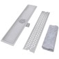 vidaXL Scarichi Doccia Lineari 2pz Design Onde 630x140 mm Acciaio Inox vidaXL Scarichi Doccia Lineari 2pz Design Onde 630x140 mm Acciaio Inox