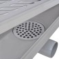 vidaXL Scarichi Doccia Lineari 2pz Design Onde 630x140 mm Acciaio Inox vidaXL Scarichi Doccia Lineari 2pz Design Onde 630x140 mm Acciaio Inox