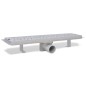 vidaXL Scarico Doccia Lineare 2 pz Design Bolle 530x140mm Acciaio Inox vidaXL Scarico Doccia Lineare 2 pz Design Bolle 530x140mm Acciaio Inox