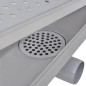 vidaXL Scarico Doccia Lineare 2 pz Design Bolle 530x140mm Acciaio Inox vidaXL Scarico Doccia Lineare 2 pz Design Bolle 530x140mm Acciaio Inox