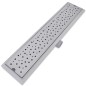 vidaXL Scarichi Doccia Lineari 2pz Design Bolle 530x140mm Acciaio Inox vidaXL Scarichi Doccia Lineari 2pz Design Bolle 530x140mm Acciaio Inox