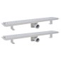 vidaXL Scarico Doccia Lineare 2 pz Design Bolle 730x140mm Acciaio Inox vidaXL Scarico Doccia Lineare 2 pz Design Bolle 730x140mm Acciaio Inox