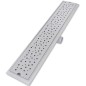 vidaXL Scarico Doccia Lineare 2 pz Design Bolle 730x140mm Acciaio Inox vidaXL Scarico Doccia Lineare 2 pz Design Bolle 730x140mm Acciaio Inox