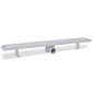 vidaXL Scarico Doccia Lineare 2 pz Design Bolle 830x140mm Acciaio Inox vidaXL Scarico Doccia Lineare 2 pz Design Bolle 830x140mm Acciaio Inox
