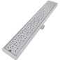 vidaXL Scarico Doccia Lineare 2 pz Design Bolle 830x140mm Acciaio Inox vidaXL Scarico Doccia Lineare 2 pz Design Bolle 830x140mm Acciaio Inox