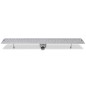 vidaXL Scarico Doccia Lineare 2 pz Design Bolle 930x140mm Acciaio Inox vidaXL Scarico Doccia Lineare 2 pz Design Bolle 930x140mm Acciaio Inox