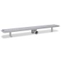 vidaXL Scarico Doccia Lineare 2 pz Design Bolle 930x140mm Acciaio Inox vidaXL Scarico Doccia Lineare 2 pz Design Bolle 930x140mm Acciaio Inox