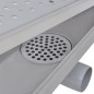 vidaXL Scarico Doccia Lineare 2 pz Design Bolle 930x140mm Acciaio Inox vidaXL Scarico Doccia Lineare 2 pz Design Bolle 930x140mm Acciaio Inox