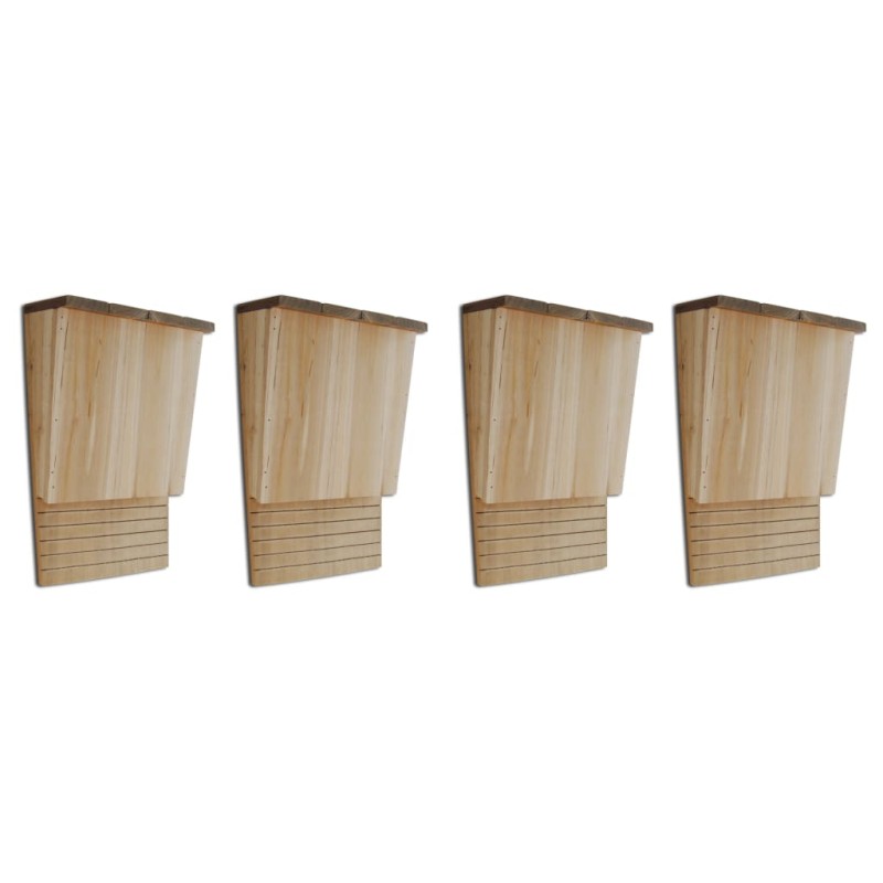 vidaXL Casette per Pipistrelli 4 pz in Legno 22x12x34 cm vidaXL Casette per Pipistrelli 4 pz in Legno 22x12x34 cm