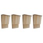 vidaXL Casette per Pipistrelli 4 pz in Legno 22x12x34 cm vidaXL Casette per Pipistrelli 4 pz in Legno 22x12x34 cm