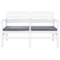 vidaXL Set Salotto da Giardino 4 pz in Plastica Bianco vidaXL Set Salotto da Giardino 4 pz in Plastica Bianco