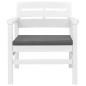 vidaXL Set Salotto da Giardino 4 pz in Plastica Bianco vidaXL Set Salotto da Giardino 4 pz in Plastica Bianco