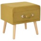 vidaXL Comodini Senape 2 pz 40x35x40 cm in Velluto vidaXL Comodini Senape 2 pz 40x35x40 cm in Velluto