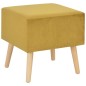vidaXL Comodini Senape 2 pz 40x35x40 cm in Velluto vidaXL Comodini Senape 2 pz 40x35x40 cm in Velluto