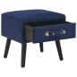 vidaXL Comodini Blu 2 pz 40x35x40 cm in Velluto vidaXL Comodini Blu 2 pz 40x35x40 cm in Velluto