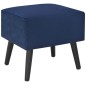 vidaXL Comodini Blu 2 pz 40x35x40 cm in Velluto vidaXL Comodini Blu 2 pz 40x35x40 cm in Velluto