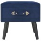 vidaXL Comodini Blu 2 pz 40x35x40 cm in Velluto vidaXL Comodini Blu 2 pz 40x35x40 cm in Velluto