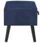 vidaXL Comodini Blu 2 pz 40x35x40 cm in Velluto vidaXL Comodini Blu 2 pz 40x35x40 cm in Velluto