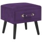 vidaXL Comodini Viola Scuro 2 pz 40x35x40 cm in Velluto vidaXL Comodini Viola Scuro 2 pz 40x35x40 cm in Velluto