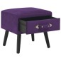vidaXL Comodini Viola Scuro 2 pz 40x35x40 cm in Velluto vidaXL Comodini Viola Scuro 2 pz 40x35x40 cm in Velluto
