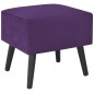 vidaXL Comodini Viola Scuro 2 pz 40x35x40 cm in Velluto vidaXL Comodini Viola Scuro 2 pz 40x35x40 cm in Velluto