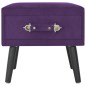 vidaXL Comodini Viola Scuro 2 pz 40x35x40 cm in Velluto vidaXL Comodini Viola Scuro 2 pz 40x35x40 cm in Velluto
