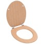 vidaXL Tavolette WC con Coperchi 2 pz in MDF Design Bambù vidaXL Tavolette WC con Coperchi 2 pz in MDF Design Bambù