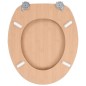 vidaXL Tavolette WC con Coperchi 2 pz in MDF Design Bambù vidaXL Tavolette WC con Coperchi 2 pz in MDF Design Bambù