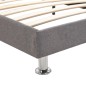 vidaXL Letto con Materasso Memory Foam Tessuto Grigio Chiaro 90x200 cm vidaXL Letto con Materasso Memory Foam Tessuto Grigio Chiaro 90x200 cm