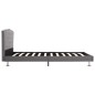 vidaXL Letto con Materasso Tessuto Grigio Chiaro 90x200 cm vidaXL Letto con Materasso Tessuto Grigio Chiaro 90x200 cm