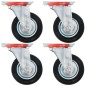 vidaXL Ruote Girevoli 8 pz 100 mm vidaXL Ruote Girevoli 8 pz 100 mm