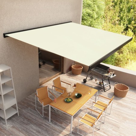 Tenda a Cassonetto Motorizzata 350x250 cm Crema