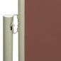 vidaXL Tenda Laterale Retrattile per Patio 117x600 cm Marrone vidaXL Tenda Laterale Retrattile per Patio 117x600 cm Marrone
