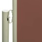 vidaXL Tenda da Sole Laterale Retrattile per Patio 200x600 cm Marrone vidaXL Tenda da Sole Laterale Retrattile per Patio 200x600 cm Marrone