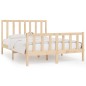 vidaXL Giroletto in Legno Massello 120x190 cm 4FT Small Double vidaXL Giroletto in Legno Massello 120x190 cm 4FT Small Double