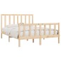 vidaXL Giroletto in Legno Massello 120x190 cm 4FT Small Double vidaXL Giroletto in Legno Massello 120x190 cm 4FT Small Double