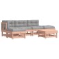 vidaXL Set Divani Giardino 6 pz con Cuscini Legno Massello di Douglas