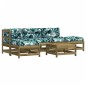 vidaXL Set Divani da Giardino 6pz con Cuscini Legno Impregnato di Pino vidaXL Set Divani da Giardino 6pz con Cuscini Legno Impregnato di Pino